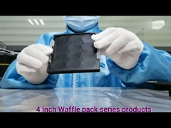 4 inch kích thước hộp waffle Wafer Tray Chip Tray loạt sản phẩm hiển thị