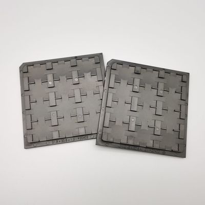 Khay gói bánh quế bằng nhựa đen ESD 12PCS Khay nhiệt độ cao