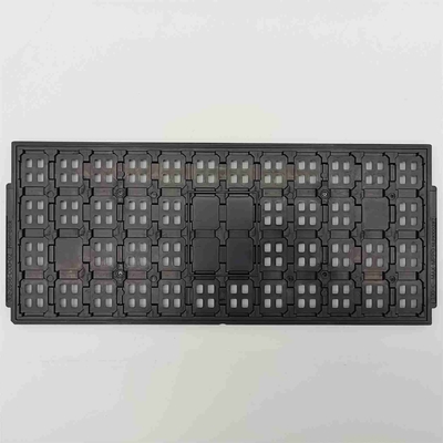 Giá tốt. Vật liệu MPPO ma trận 4x12 Khay JEDEC màu đen cho các bộ phận điện tử trực tuyến