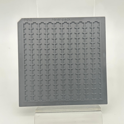 Giá tốt. Chất chứa chip IC Chamfer bền chống tĩnh và gói waffle mật độ cao được sử dụng trong ngành công nghiệp bán dẫn trực tuyến