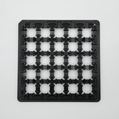 Mua Hỗ trợ Dịch vụ Tùy chỉnh Khay Chip IC Bền cho Đóng gói Linh kiện Điện tử Gói Waffle ESD online manufacture