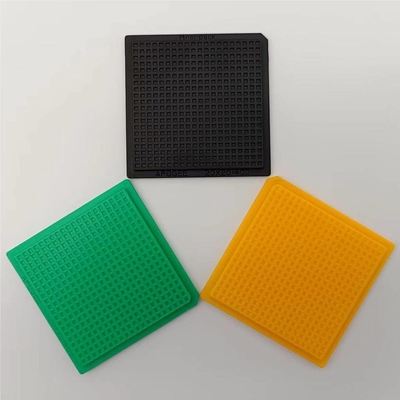 Giá tốt. Khay chip gói bánh quế ABS màu đen không tiêu chuẩn cho hộp đựng thiết bị quang học trực tuyến