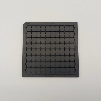 Giá tốt. Black PC Waffle Pack Khay chip làm sạch chung và siêu âm trực tuyến
