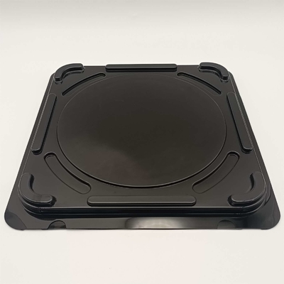 Giá tốt. Chất liệu PS Khung nhựa đen Đơn wafer Shipper để bảo vệ trực tuyến