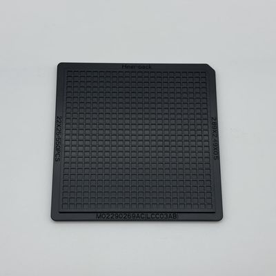 Giá tốt. 4 inch ABS đen Waffle Pack Square IC chip Tray với chức năng lưu trữ và bảo vệ trực tuyến